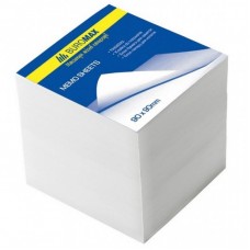 Папір для нотаток BUROMAX White 90х90х90мм., unglued (BM.2219) Папір для нотаток BUROMAX White 90х90х90мм., unglued (BM.2219)