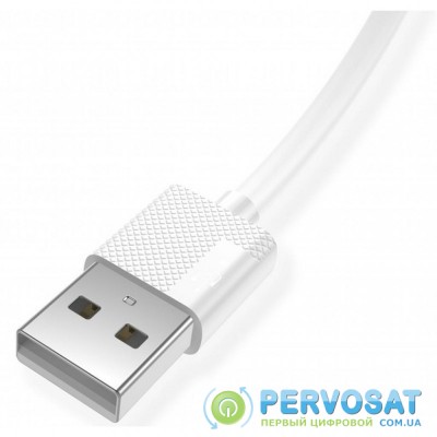 Дата кабель USB 2.0 AM to Type-C 2.0m Nets T-C801 White T-PHOX (T-C801(2) white)