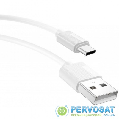 Дата кабель USB 2.0 AM to Type-C 2.0m Nets T-C801 White T-PHOX (T-C801(2) white)