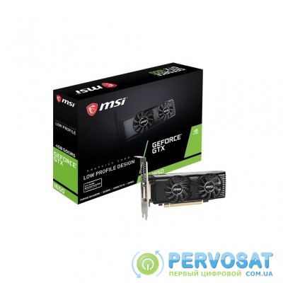 Видеокарта MSI GeForce GTX1650 4096Mb LP (GTX 1650 4GT LP)