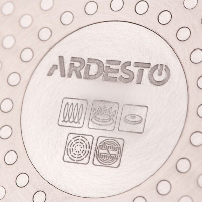 Сковорода глибока Ardesto Gemini Lucca, 28см, алюміній, чорний