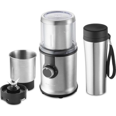 Подрібнювач-млинок Catler, 350 Вт, 3 ємності, нерж. сталь Подрібнювач-млинок Catler, 350 Вт, 3 ємності, нерж. сталь