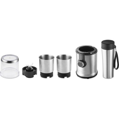 Подрібнювач-млинок Catler, 350 Вт, 3 ємності, нерж. сталь Подрібнювач-млинок Catler, 350 Вт, 3 ємності, нерж. сталь