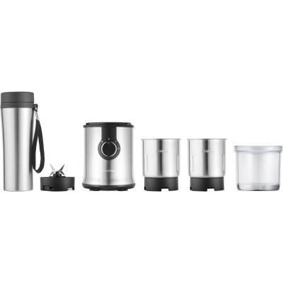 Подрібнювач-млинок Catler, 350 Вт, 3 ємності, нерж. сталь Подрібнювач-млинок Catler, 350 Вт, 3 ємності, нерж. сталь