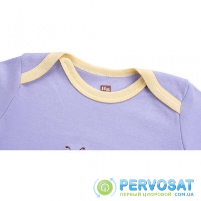 Набор детской одежды Luvable Friends из бамбука фиолетовый для девочек (68360.0-3.V)
