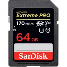 Карта пам'ятi SanDisk 64GB SDXC C10 UHS-I U3 R170/W90MB/s Extreme Pro Карта пам'ятi SanDisk 64GB SDXC C10 UHS-I U3 R170/W90MB/s Extreme Pro
