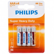 Батарейка Philips AAA R03 LongLife Zinc Carbon * 4 (R03L4B/10) Батарейка Philips AAA R03 LongLife Zinc Carbon * 4 (R03L4B/10)