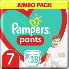 Підгузок Pampers трусики Pants Giant Plus Розмір 7 (17+ кг) 38 шт. (8006540069387) Підгузок Pampers трусики Pants Giant Plus Розмір 7 (17+ кг) 38 шт. (8006540069387)
