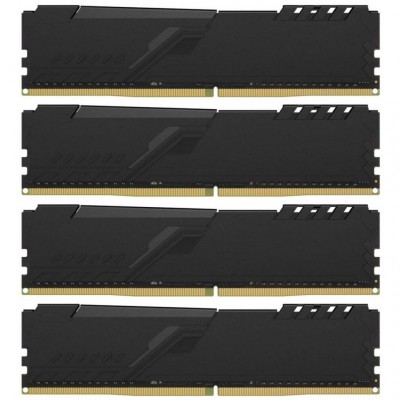 Модуль памяти для компьютера DDR4 64GB (4x16GB) 3200 MHz Fury Black Kingston Fury (ex.HyperX) (HX432C16FB4K4/64)