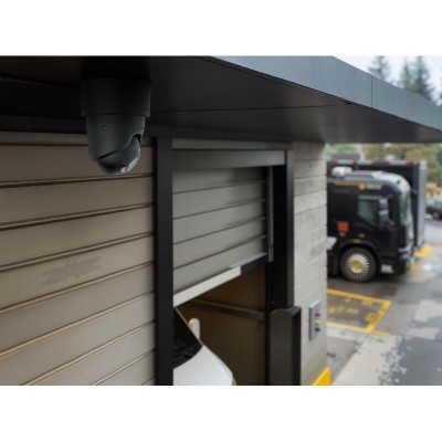 IP-Камера дротова Ajax TurretCam HL black, 8мп, 4мм, гібридне підсвічування IR 50м, білий Led 50м, Poe, True WDR, IP 65, ІЧ 50м, аудіо, 75° до 85°, купольна, чорна