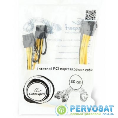 Кабель питания PCI express 8 пин на 2 х 6+2 пин Cablexpert (CC-PSU-85)