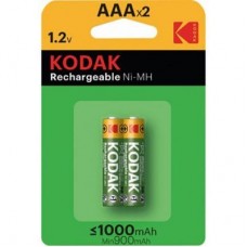 Акумулятор Kodak AAA 1000 mAh HR03 NI-MH * 2 (30954021) Акумулятор Kodak AAA 1000 mAh HR03 NI-MH * 2 (30954021)