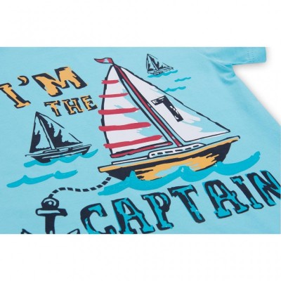 Набір дитячого одягу E&H з корабликами "I'm the captain" (8306-116B-blue)