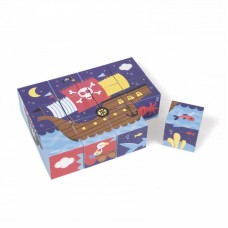 Кубики картонні Janod Пірати J02984 Кубики картонні Janod Пірати J02984