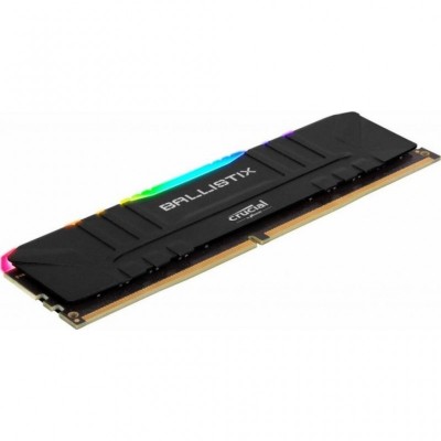 Модуль памяти для компьютера DDR4 16GB 3200 MHz Ballistix Black RGB Micron (BL16G32C16U4BL)