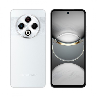 Смартфон TECNO Spark 30 (KL6) 6.78" 8/128ГБ, 2SIM, 5000мА•год, Astral Ice