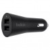 Зарядное устройство Belkin DUAL METALLIC (USB 2.4Amp), 24W,BLACK (F8M930btBLK)