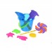Same Toy Набор для игры с песком с Воздушной вертушкой (синее ведро) (9 шт.)