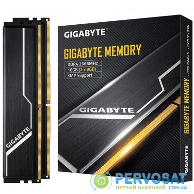 Модуль памяти для компьютера DDR4 16GB (2x8GB) 2666 MHz Timing Gigabyte (GP-GR26C16S8K2HU416)