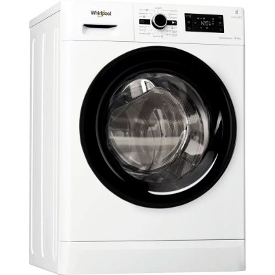 Прально-сушильна машина Whirlpool фронтальна, 8(6)кг, 1400, A, 60см, дисплей, пара, інвертор, білий