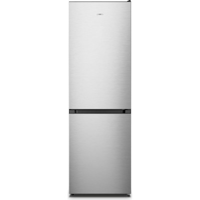 Холодильник Gorenje з нижн. мороз. камерою, 185х60х60см, 2 дв., Х- 207л, М- 97л, A+, NoFrost Plus, Fresh zone, Диспл, сірий