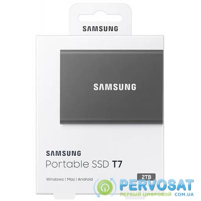 Накопитель SSD USB 3.2 2TB T7 Samsung (MU-PC2T0T/WW)