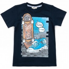 Футболка дитяча Breeze зі скейтом (12363-164B-blue) Футболка дитяча Breeze зі скейтом (12363-164B-blue)