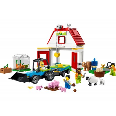 Конструктор LEGO City Farm Тварини на фермі та у хліві