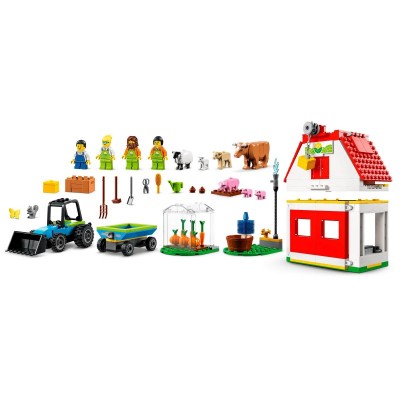 Конструктор LEGO City Farm Тварини на фермі та у хліві