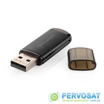 USB флеш накопитель eXceleram 8GB A3 Series Black USB 2.0 (EXA3U2B08)