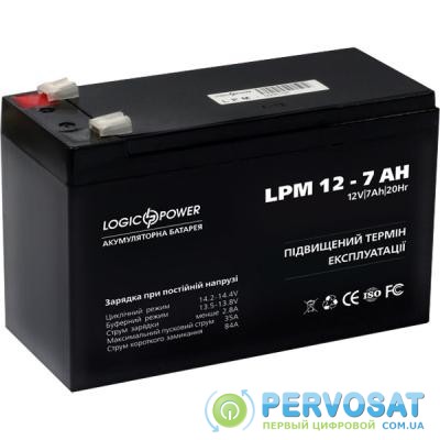 Батарея к ИБП LogicPower LPM 12В 7 Ач (3862)