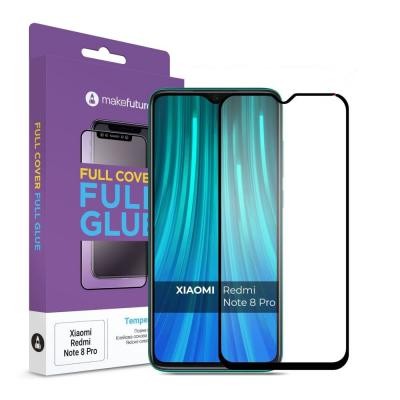 Стекло защитное MakeFuture Xiaomi Redmi Note 8 Pro Full Cover Full Glue (MGF-XRN8P)