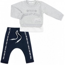 Набір дитячого одягу Breeze звездочки (11993-80B-gray) Набір дитячого одягу Breeze звездочки (11993-80B-gray)