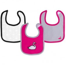 Слинявчик Luvable Friends 3 шт для дівчаток, рожево-білий (90271) Слинявчик Luvable Friends 3 шт для дівчаток, рожево-білий (90271)