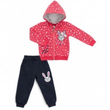 Спортивний костюм Breeze з сердечками (14427-92G-coral) Спортивний костюм Breeze з сердечками (14427-92G-coral)