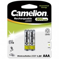 Акумулятор Camelion AAA 300mAh Ni-Cd *2 R03-2BL (NC-AАA300BP2) Акумулятор Camelion AAA 300mAh Ni-Cd *2 R03-2BL (NC-AАA300BP2)