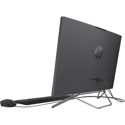 Комп'ютер персональний моноблок HP 240-G9 23.8" FHD VA AG, Intel i5-1235U, 16GB, F256GB, UMA, WiFi, кл+м, 3р, DOS, чорний