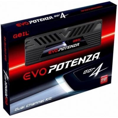 Модуль пам'яті для комп'ютера DDR4 16GB 3000 MHz Evo Potenza Black GEIL (GPB416GB3000C16ASC)