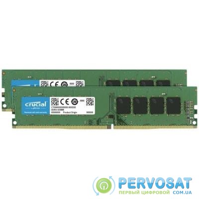 Модуль памяти для компьютера DDR4 16GB (2x8GB) 2666 MHz MICRON (CT2K8G4DFS8266)
