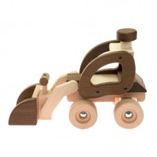 Машинка дерев'яна goki Екскаватор натуральний