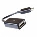 Дата кабель USB 2.0 Micro 5P to AF OTG 0.1m Gemix (Art.GC 1652)