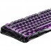 Клавіатура механічна GravaStar Mercury V75 Lite 80keys, Magnetic Blackcore, USB-A, RGB, Transparent Black