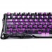 Клавіатура механічна GravaStar Mercury V75 Lite 80keys, Magnetic Blackcore, USB-A, RGB, Transparent Black