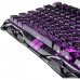 Клавіатура механічна GravaStar Mercury V75 Lite 80keys, Magnetic Blackcore, USB-A, RGB, Transparent Black
