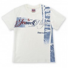Футболка дитяча Breeze "Jeans High" (8757-140B-cream) Футболка дитяча Breeze "Jeans High" (8757-140B-cream)