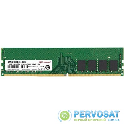Пам'ять до ПК Transcend DDR4 3200 16GB