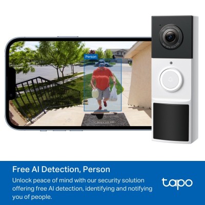 Розумний відеодзвоник з акумулятором TP-LINK Tapo D210