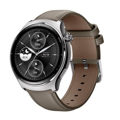 Смарт-годинник Mibro Lite 3 Pro 45мм, 1.32", 466x466, AMOLED, BT 5.3, GPS, 5 ATM, сірий хакі