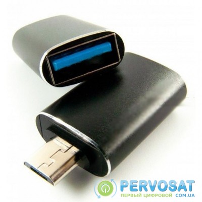 Переходник OTG USB - Micro-USB black Dengos (ADP-017)