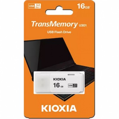 USB флеш накопитель Kioxia 16GB Hayabusa U202 White USB 3.0 (LU301W016GG4)